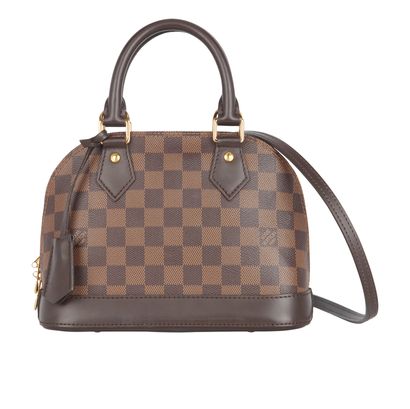 Alma BB, &pound;995, Handbags, Brown, Coated Canvas, Front view